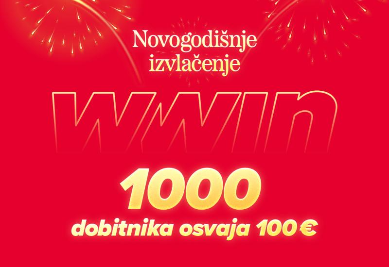 WWIN Novogodišnje izvlačenje: 100.000€ za 1.000 igrača!